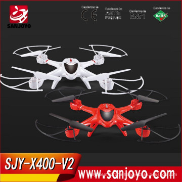 2.4G 6-Axis 3D Roll RC Quadcopter WIFI control rc flying toys Real-time FPV rc flying machine MJX-X400-V2